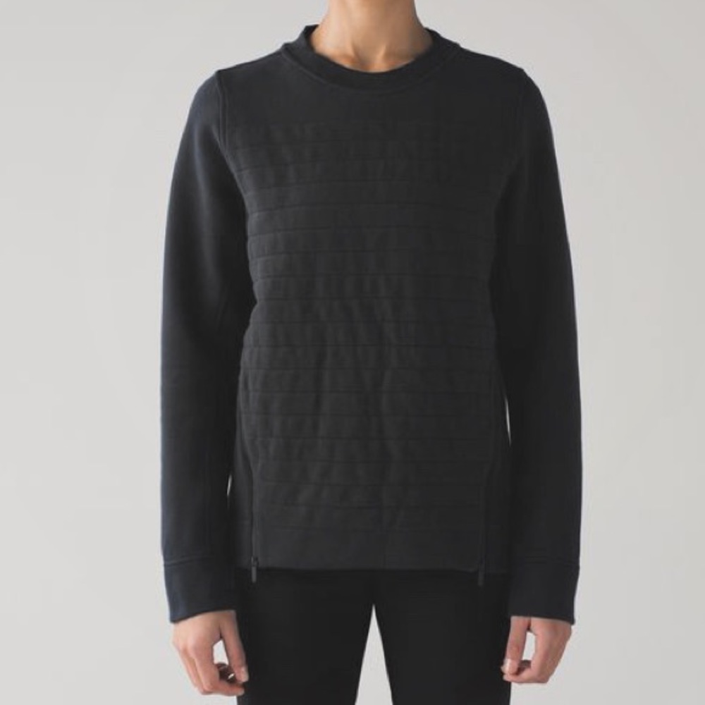 Lululemon fleece be true crew sweater